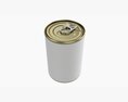 Canned Food Round Tin Metal Aluminum Can 015 Modelo 3d