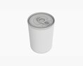 Canned Food Round Tin Metal Aluminum Can 015 Modèle 3d