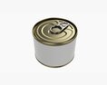 Canned Food Round Tin Metal Aluminum Can 016 3D模型