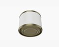 Canned Food Round Tin Metal Aluminum Can 016 Modelo 3D