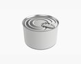 Canned Food Round Tin Metal Aluminum Can 018 Modelo 3d