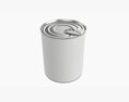 Canned Food Round Tin Metal Aluminum Can 019 Modelo 3D