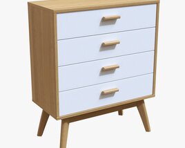 Chest Of Drawers 02 3D-Modell