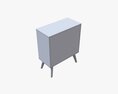 Chest Of Drawers 02 3d model