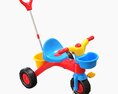 Children Trike Tricycle With Parent Handle Modelo 3d
