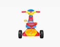 Children Trike Tricycle With Parent Handle 3Dモデル