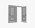 Classsic Door 05 Closed Opened 3D模型
