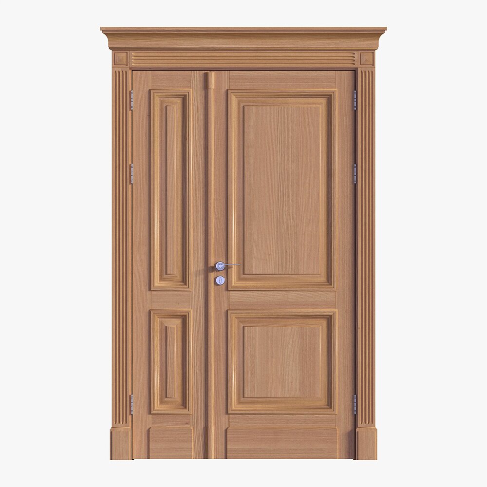 Classsic Door Double 05 3D model