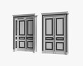 Classsic Door With Portal 01 Double Modello 3D