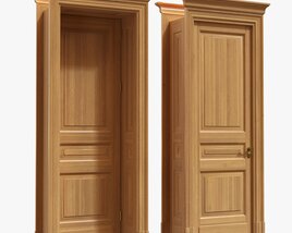 Classsic Door With Portal 01 3D-Modell
