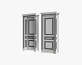 Classsic Door With Portal 01 3D模型