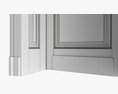 Classsic Door With Portal 01 3D 모델 