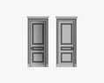 Classsic Door With Portal 01 Modelo 3d