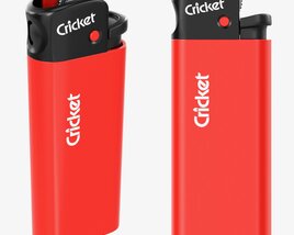 Cricket Flint Mini Pocket Lighter 01 3D 모델 