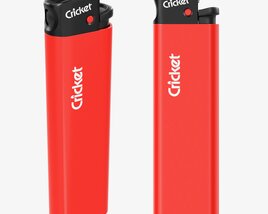 Cricket Flint Pocket Lighter 02 Essential 3D模型