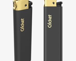 Cricket Flint Pocket Lighter 02 Matt 3Dモデル