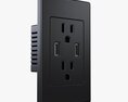 Double Outlet With Usb Ports Us Modelo 3d