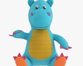 Dragon Soft Toy Modello 3D