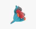 Dragon With Heart Soft Toy Modelo 3D