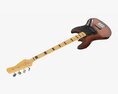 Electric 4-String Bass Guitar 01 Modelo 3D