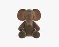 Elephant Soft Toy V1 3d model