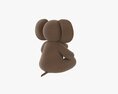 Elephant Soft Toy V1 3D 모델 