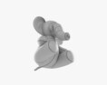 Elephant Soft Toy V1 3D-Modell