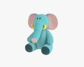 Elephant Soft Toy V2 Modelo 3D