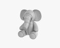 Elephant Soft Toy V2 3D 모델 