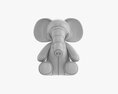 Elephant Soft Toy V2 Modelo 3d