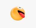 Emoji 006 Stuck-Out Tongue And Winking Eye 3D 모델 