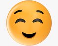 Emoji 012 Smiling With Eyes Closed 3D модель