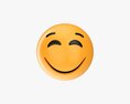 Emoji 013 Large Smiling With Eyes Closed 3D модель