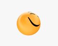 Emoji 013 Large Smiling With Eyes Closed 3D-Modell