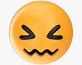 Emoji 023 Confounded Modèle 3d