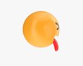 Emoji 025 Stuck-Out Tongue With Tighty Closed Eyes 3D 모델 