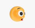 Emoji 030 Speechless With Big Eyes And Tongue 3D-Modell