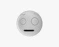 Emoji 032 With Raised Eyebrow 3Dモデル