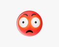 Emoji 033 Angry With Big Eyes 3D 모델 