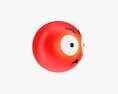 Emoji 033 Angry With Big Eyes 3d model