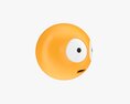 Emoji 034 Astonished With Big Eyes Modèle 3d