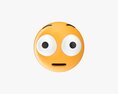 Emoji 035 Astonished With Protruding Eyes 3Dモデル