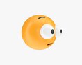Emoji 035 Astonished With Protruding Eyes 3D-Modell