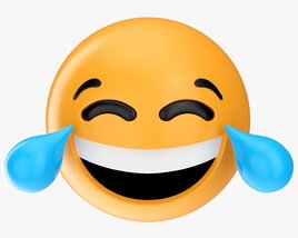 Emoji 036 Laughing With Tears 3D模型