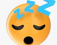 Emoji 040 Sleepy Modello 3D