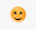 Emoji 043 Smiling With Smiling Eyes 3d model