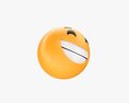 Emoji 045 Laughing With Smiling Eyes 3D 모델 