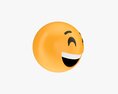 Emoji 046 Laughing With Smiling Eyes 3d model