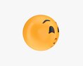 Emoji 050 Kissing With Smiling Eyes 3D 모델 