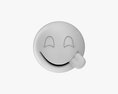 Emoji 051 Large Smiling With Smiling Eyes And Tongue 3d model